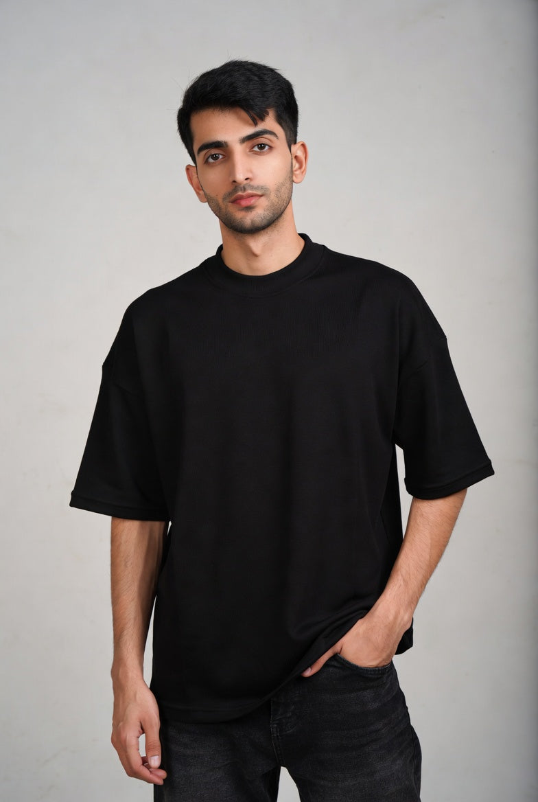 Oversized Black Tee